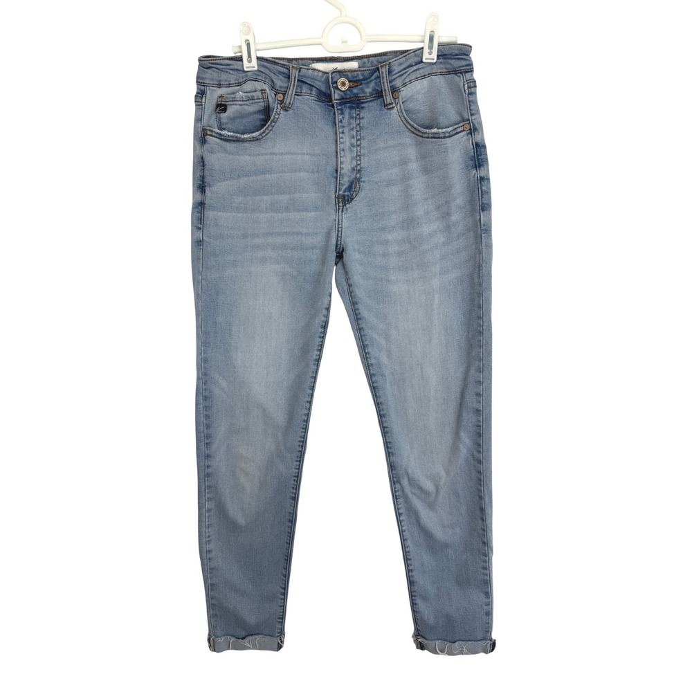 KanCan‎ Los Angeles Light Wash Skinny Jeans Size 29 Distressed Raw Hem